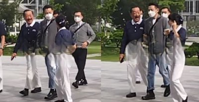 ​港媒曝刘德华陪朱丽倩回马来西亚拜年 穿着休闲打扮低调