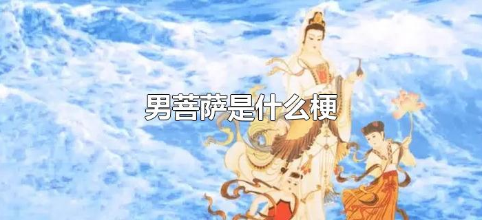 男菩萨是什么梗 男菩萨是什么梗
